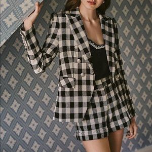 Veronica Beard Carito Gingham Shorts